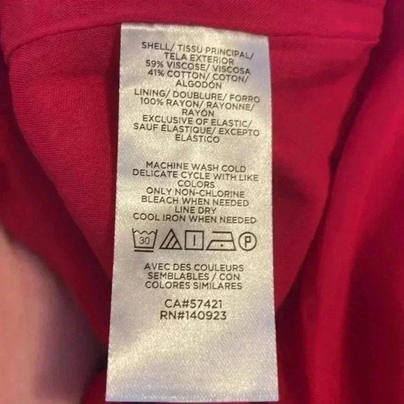 Loft Red Heart Blouse 14 - Picture 6 of 6